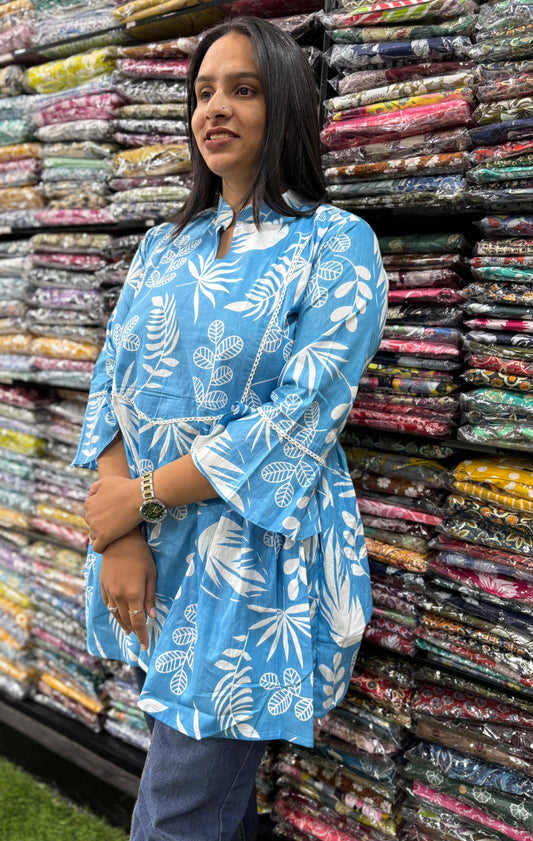 PURE COTTON ROUND TUNIC