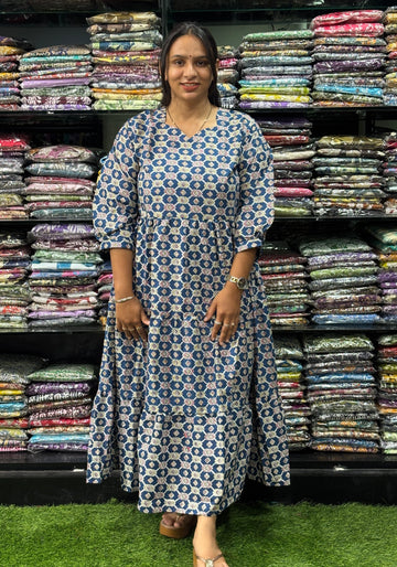 ROUND  ONEPIECE (PURE CAMRIC COTTON)