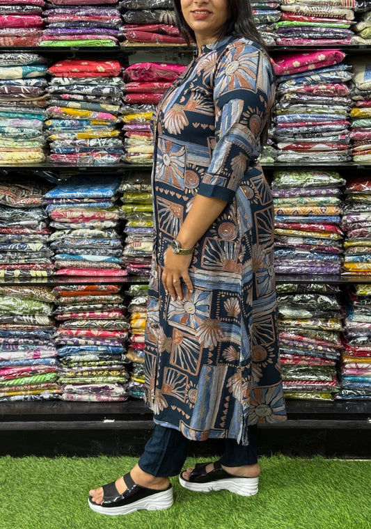 ALINE KURTI WITH PANT (PURE HEAVY RAYON)