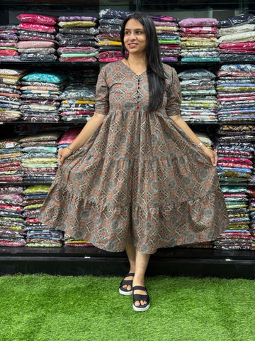 ROUND ONEPIECE (PURE CAMRIC COTTON)