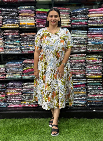 ROUND ONEPIECE (PURE CAMRIC COTTON)