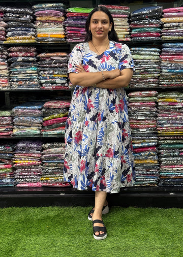 ROUND ONEPIECE (PURE CAMRIC COTTON)