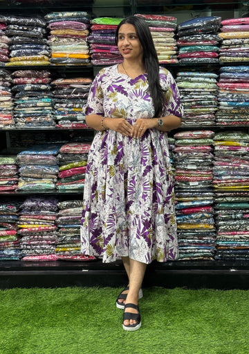 ROUND ONEPIECE (PURE CAMRIC COTTON)