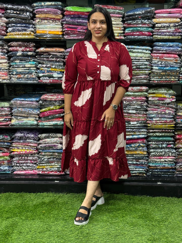 ROUND ONEPIECE (HEAVY 22KG RAYON) (WITH OPENABLE BUTTON)