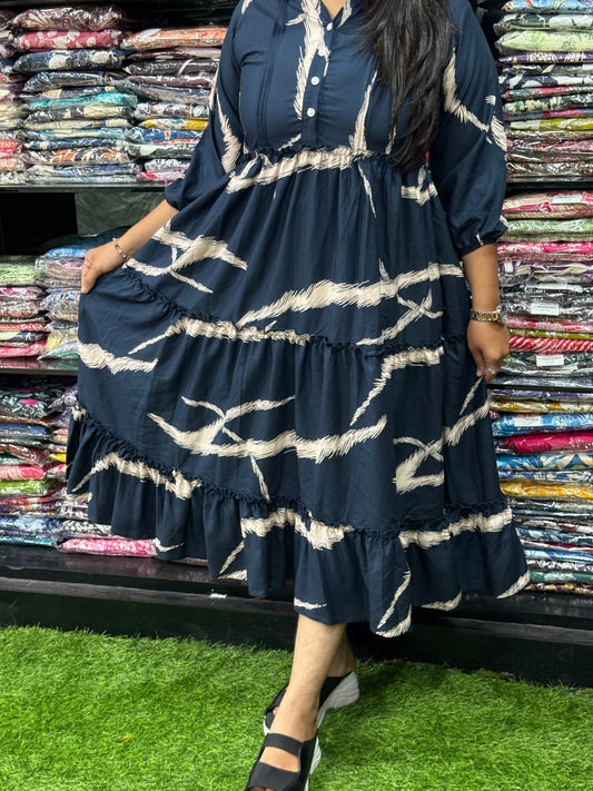 ROUND ONEPIECE (HEAVY 22KG RAYON) (WITH OPENABLE BUTTON)