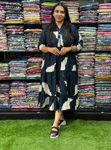 ROUND ONEPIECE (HEAVY 22KG RAYON) (WITH OPENABLE BUTTON)