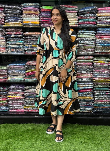 ROUND ONEPIECE (HEAVY 22KG RAYON) (WITH OPENABLE BUTTON)