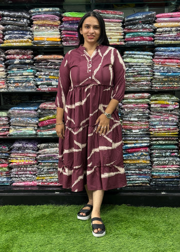 ROUND ONEPIECE (HEAVY 22KG RAYON) (WITH OPENABLE BUTTON)