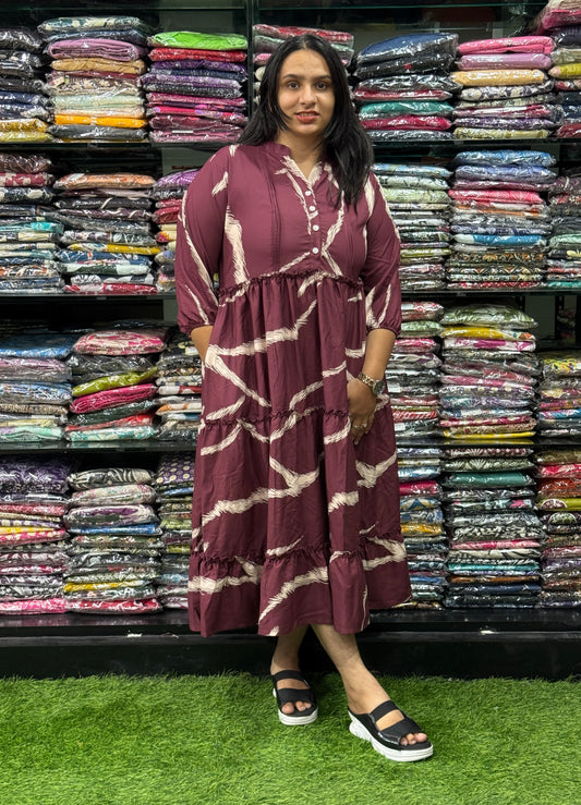 ROUND ONEPIECE (HEAVY 22KG RAYON) (WITH OPENABLE BUTTON)