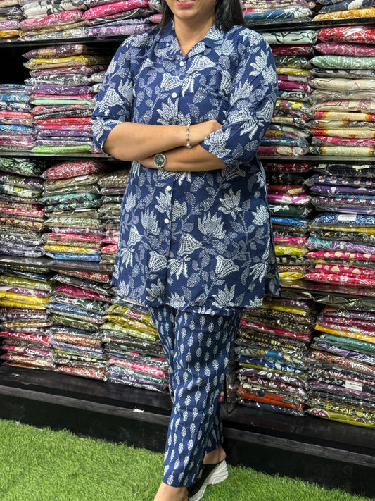 STRAIGHT TUNIC WITH PENT (PURE CAMRIC COTTON,COTTON ASTAR(LINING))