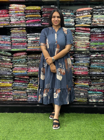 ROUND ONEPIECE (HEAVY 22KG RAYON) (WITH OPENABLE BUTTON)