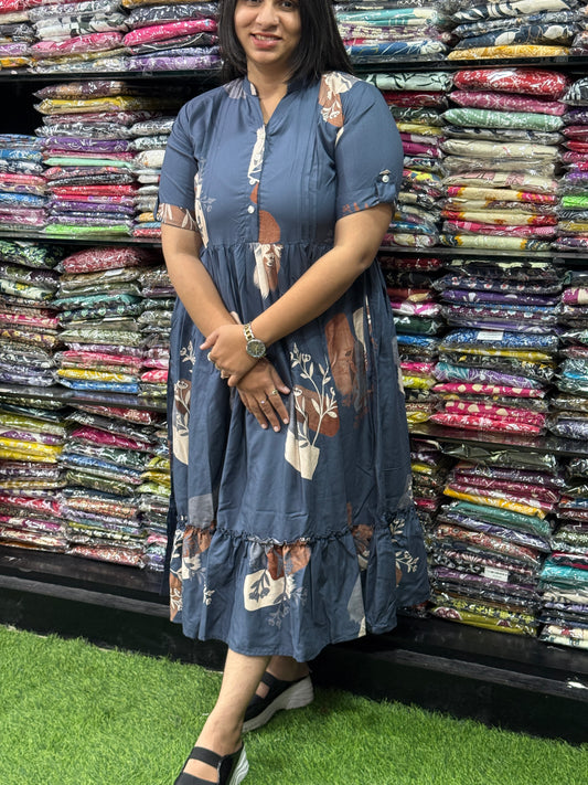 ROUND ONEPIECE (HEAVY 22KG RAYON) (WITH OPENABLE BUTTON)