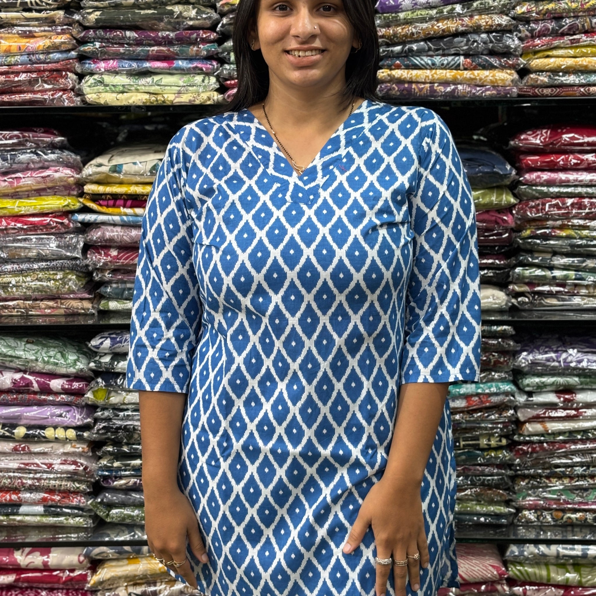 STRAIGHT TUNIC (PURE CAMRIC COTTON)