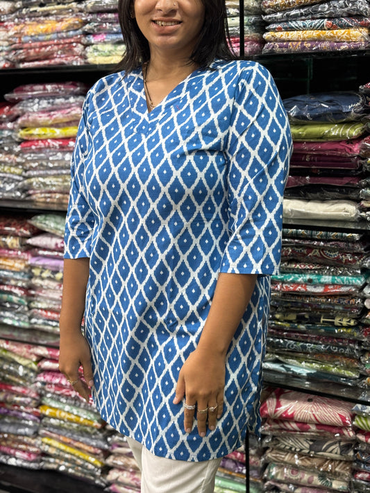 STRAIGHT TUNIC (PURE CAMRIC COTTON)