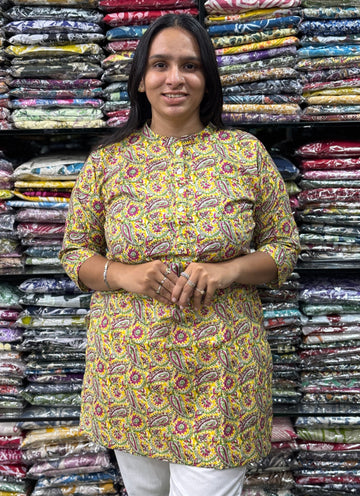 STRAIGHT TUNIC (PURE CAMRIC COTTON)