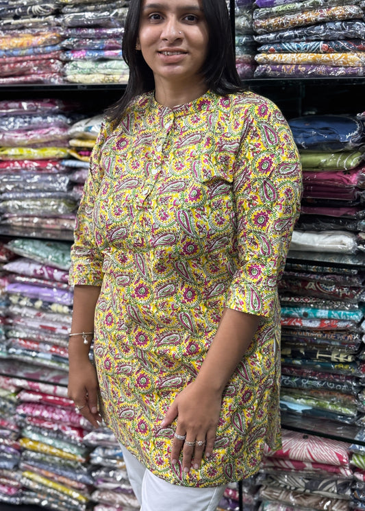 STRAIGHT TUNIC (PURE CAMRIC COTTON)