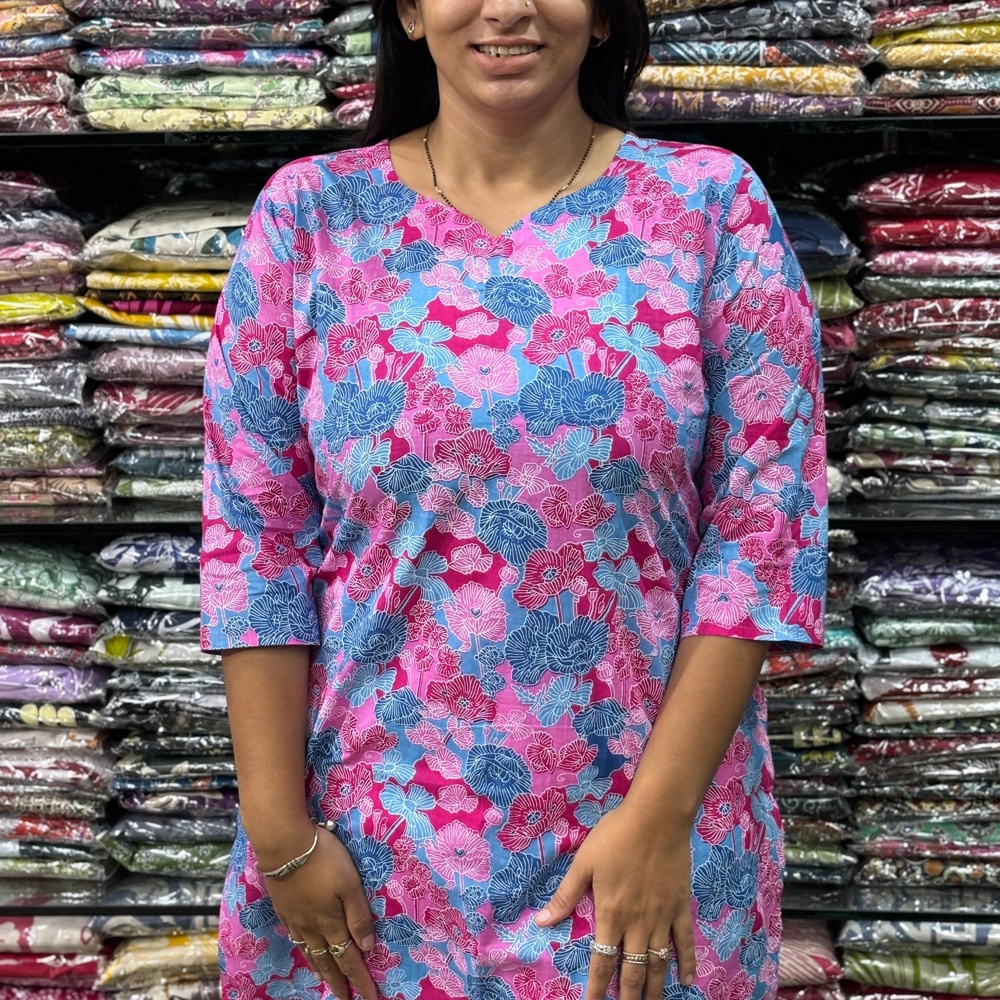 STRAIGHT TUNIC (PURE CAMRIC COTTON) hi