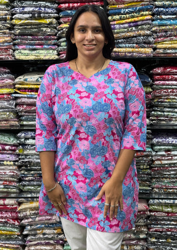 STRAIGHT TUNIC (PURE CAMRIC COTTON) hi