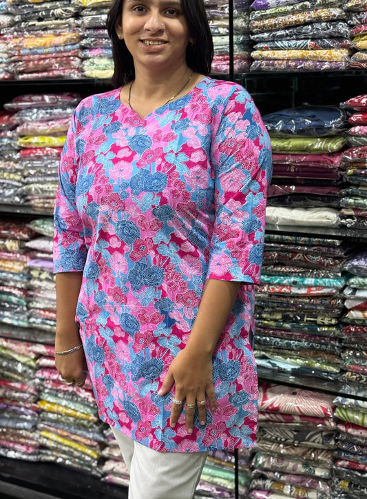 STRAIGHT TUNIC (PURE CAMRIC COTTON) hi