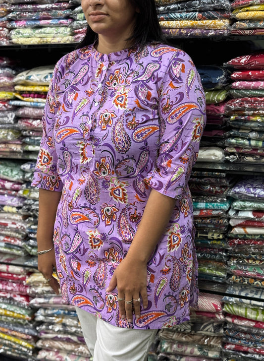 STRAIGHT TUNIC (PURE CAMRIC COTTON)