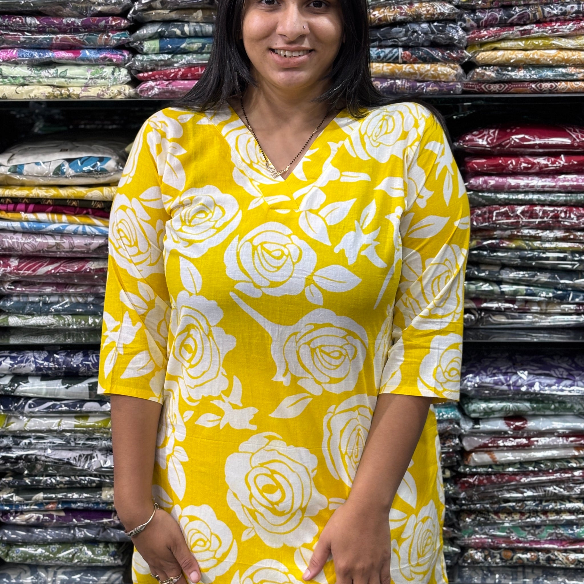 STRAIGHT TUNIC (PURE CAMRIC COTTON)