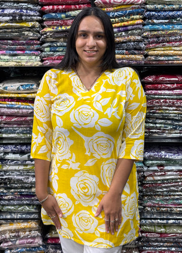 STRAIGHT TUNIC (PURE CAMRIC COTTON)