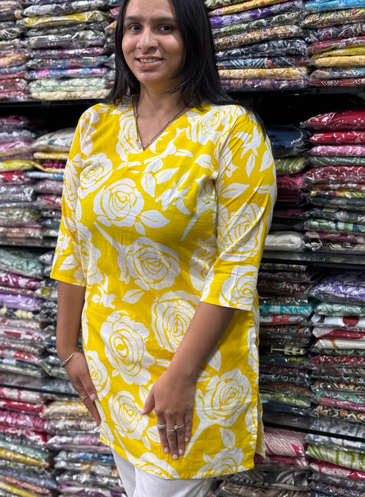 STRAIGHT TUNIC (PURE CAMRIC COTTON)