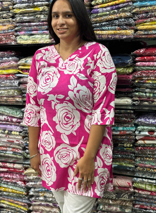 STRAIGHT TUNIC (PURE CAMRIC COTTON)