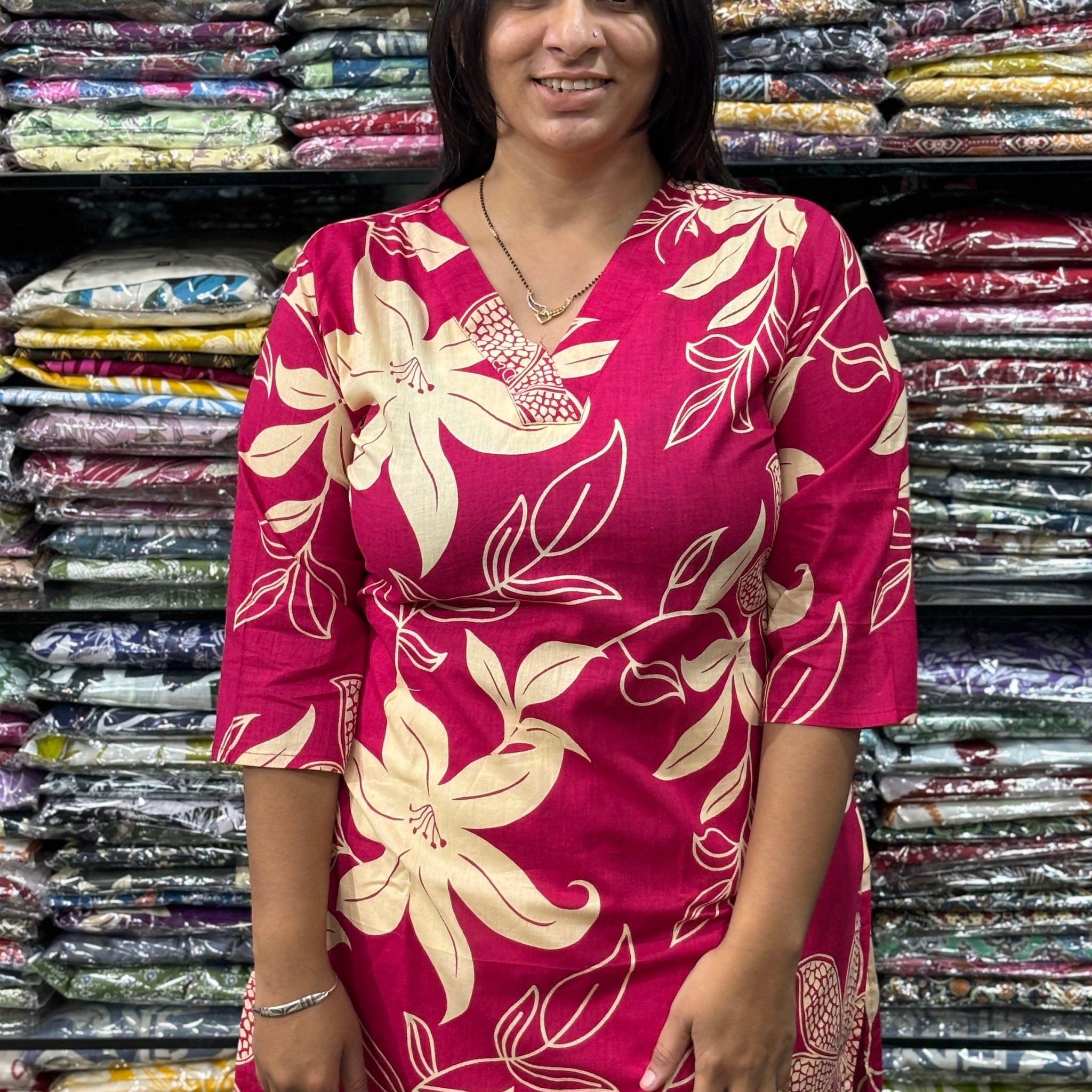 STRAIGHT TUNIC (PURE CAMRIC COTTON)