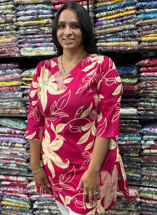 STRAIGHT TUNIC (PURE CAMRIC COTTON)