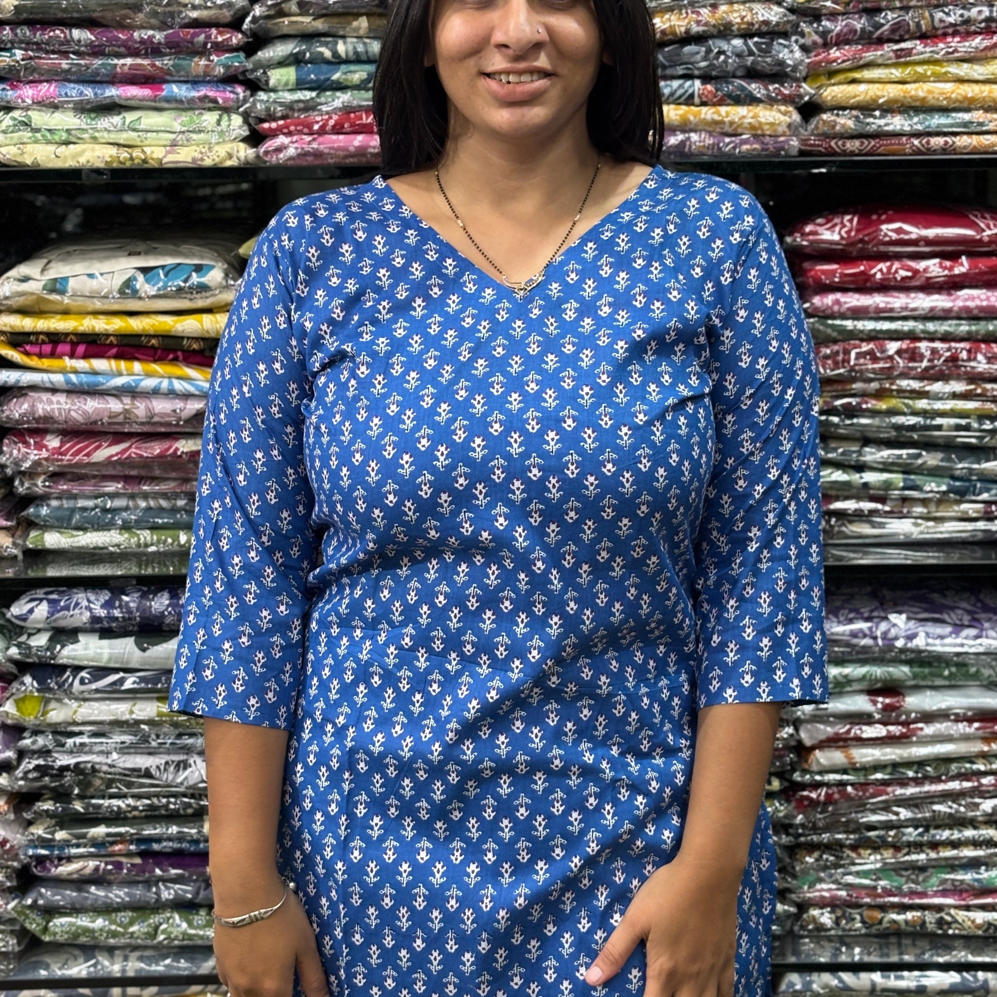 STRAIGHT TUNIC (PURE CAMRIC COTTON)