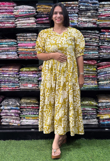 ROUND ONEPIECE (PURE CAMRIC COTTON)