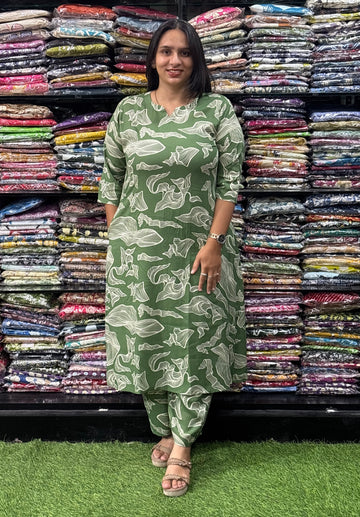 ALINE KURTI WITH PLAZO (PURE RAYON)