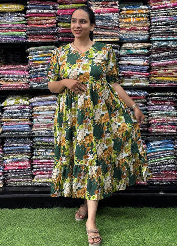 ROUND ONEPIECE ( PURE CAMRIC COTTON)