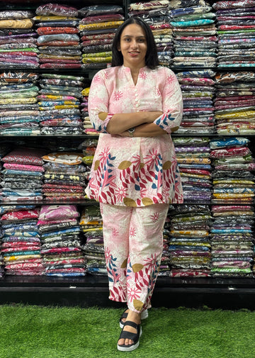 TUNIC WITH PLAZO (MAGIC MIX COTTON)