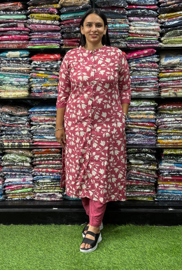 ALINE KURTI WITH PANT (PURE HEAVY RAYON)