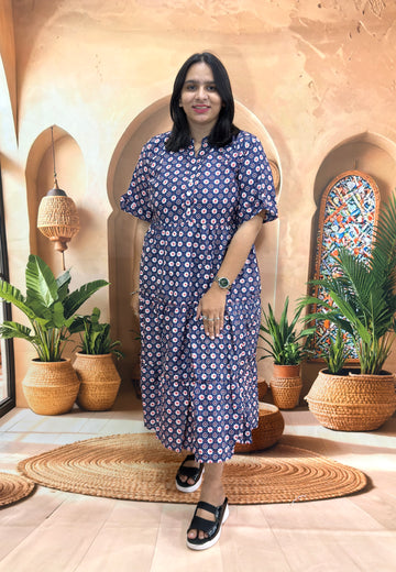 ROUND ONEPIECE (PURE CAMRIC COTTON)