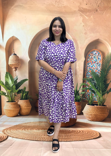 ROUND ONEPIECE (PURE CAMRIC COTTON)