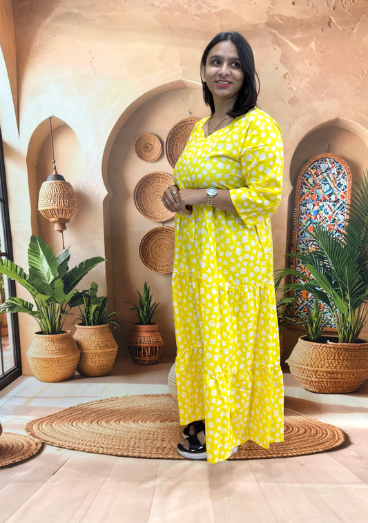 ROUND ONEPIECE (PURE CAMRIC COTTON)