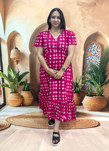 ROUND ONEPIECE (PURE CAMRIC COTTON)