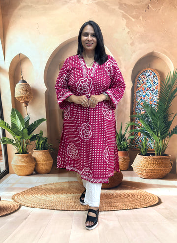 STRAIGHT KURTI (CAMRIC COTTON)
