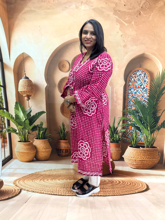 STRAIGHT KURTI (CAMRIC COTTON)