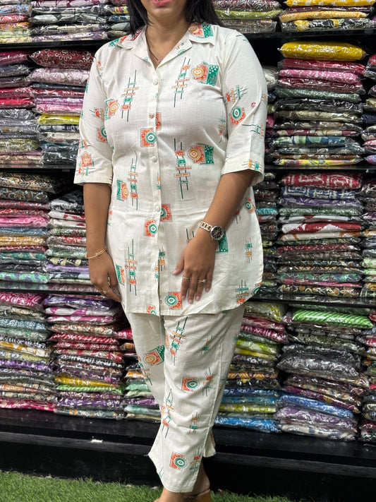 STRAIGHT TUNIC WITH PENT (FLEX COTTON)