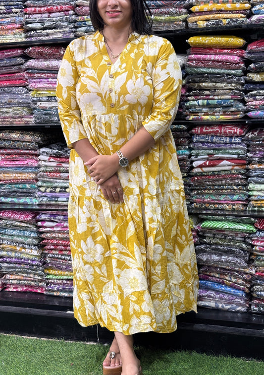 ROUND ONEPIECE (PURE CAMRIC COTTON)