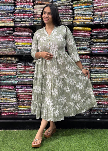 ROUND ONEPIECE (PURE CAMRIC COTTON)