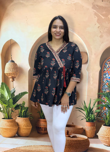 ROUND TUNIC (PURE CAMRIC COTTON)