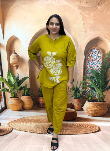 CORDSET (FLEX COTTON) (WITH WORK)