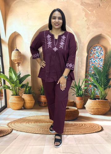 CORDSET (FLEX COTTON) (WITH WORK)