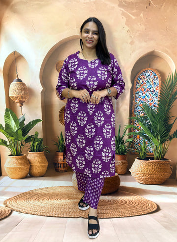 STRAIGHT KURTI PANT (PURE CAMRIC COTTON)