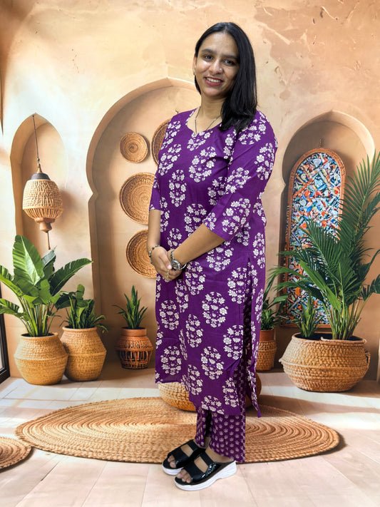 STRAIGHT KURTI PANT (PURE CAMRIC COTTON)